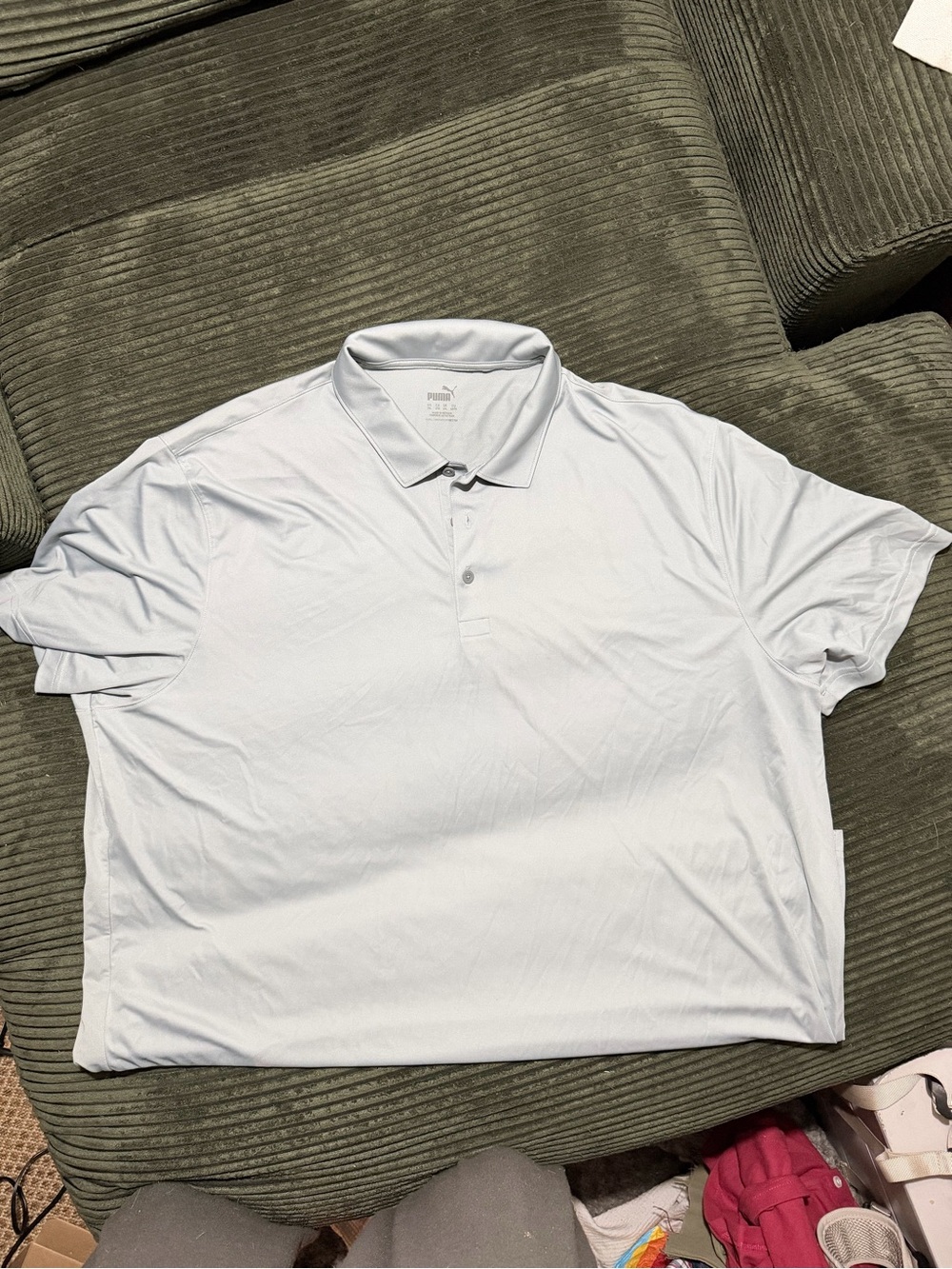Puma Men’s Light blue / gray Polo Shirt